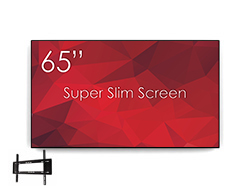 SWEDX SuperSlim 65 UHD 4K LED Monitor. Pixelpolicy 1