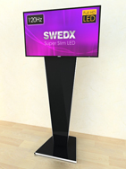 SWEDX Universal TV-Stand. Glossy Black. 1400 mm