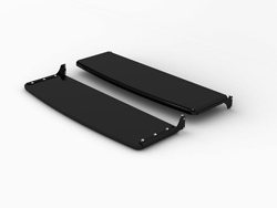 SWEDX Lamina 40" Front/Back Shelf - Black
