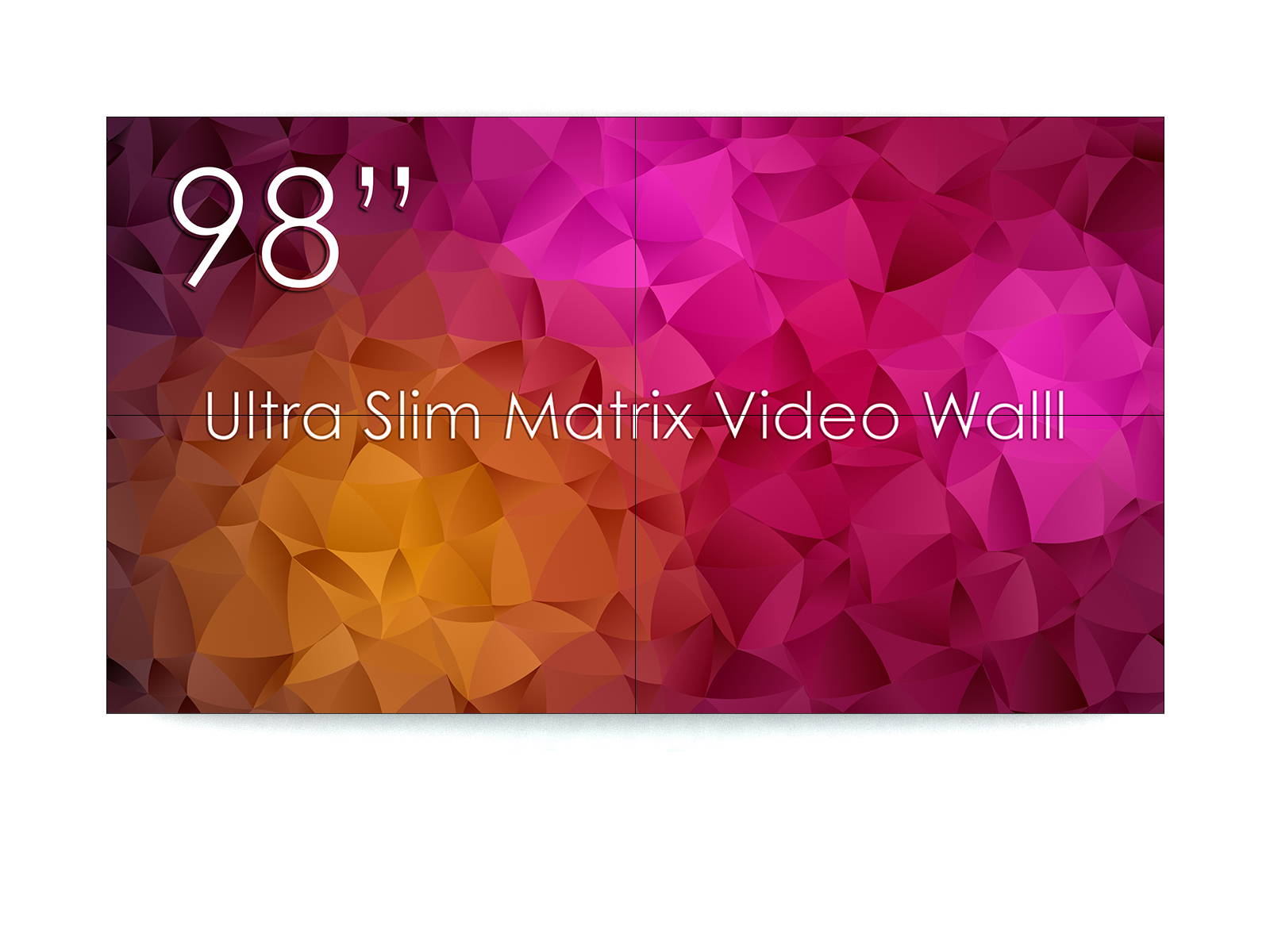 SWEDX 49 tum Ultra Matrix Videovägg LED