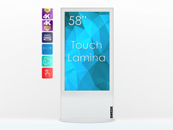 SWEDX Touch Lamina 58" - 4K in 4K out - White