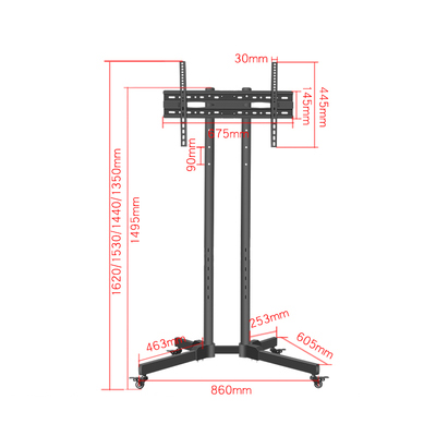 SWEDX Stand 150 cm with wheels